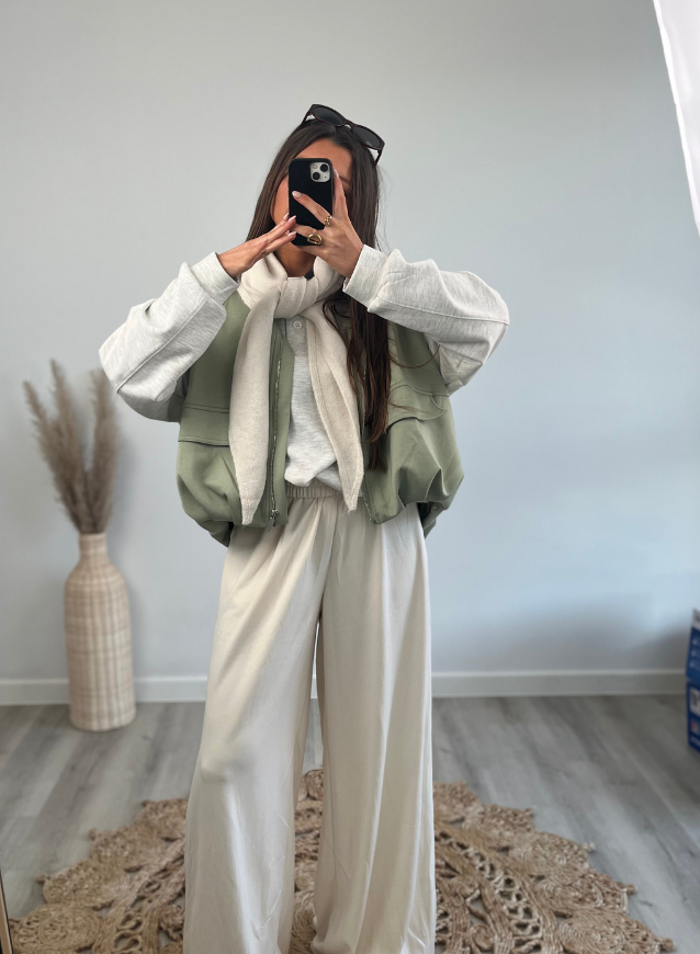SYLVIE - Broek Ecru