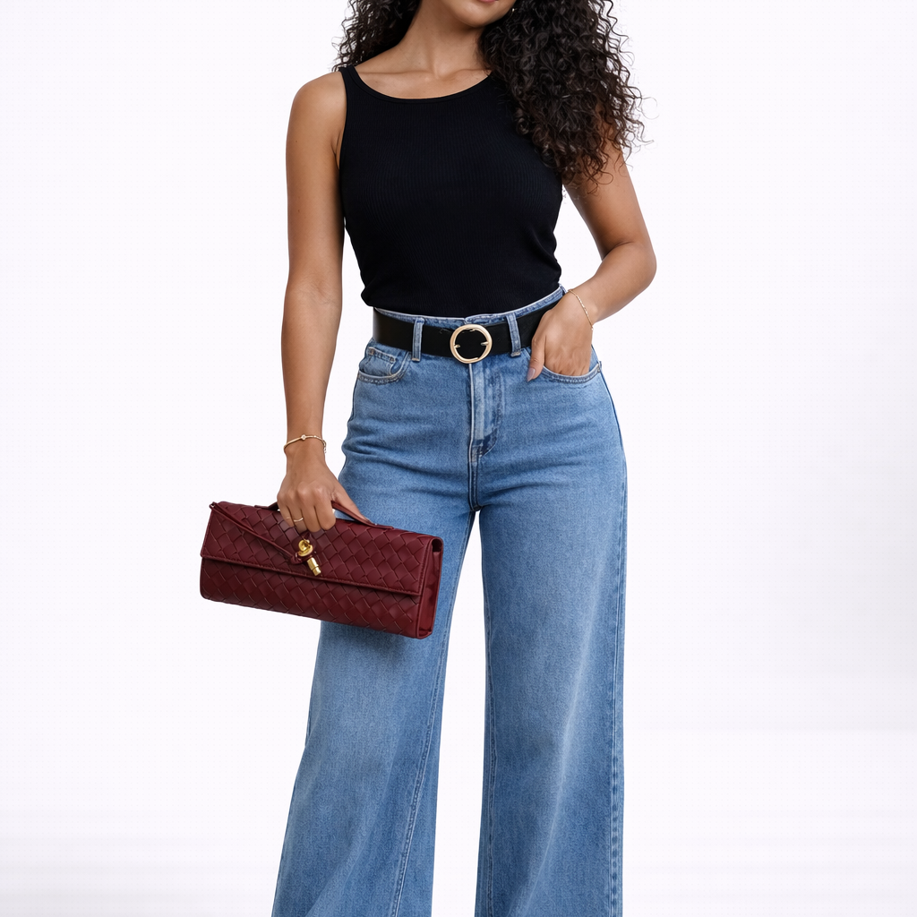 Bianca Woven Clutch