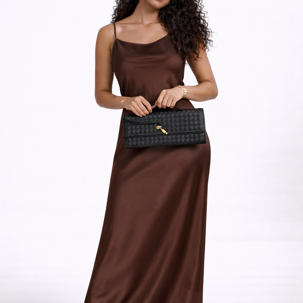 Bianca Woven Clutch