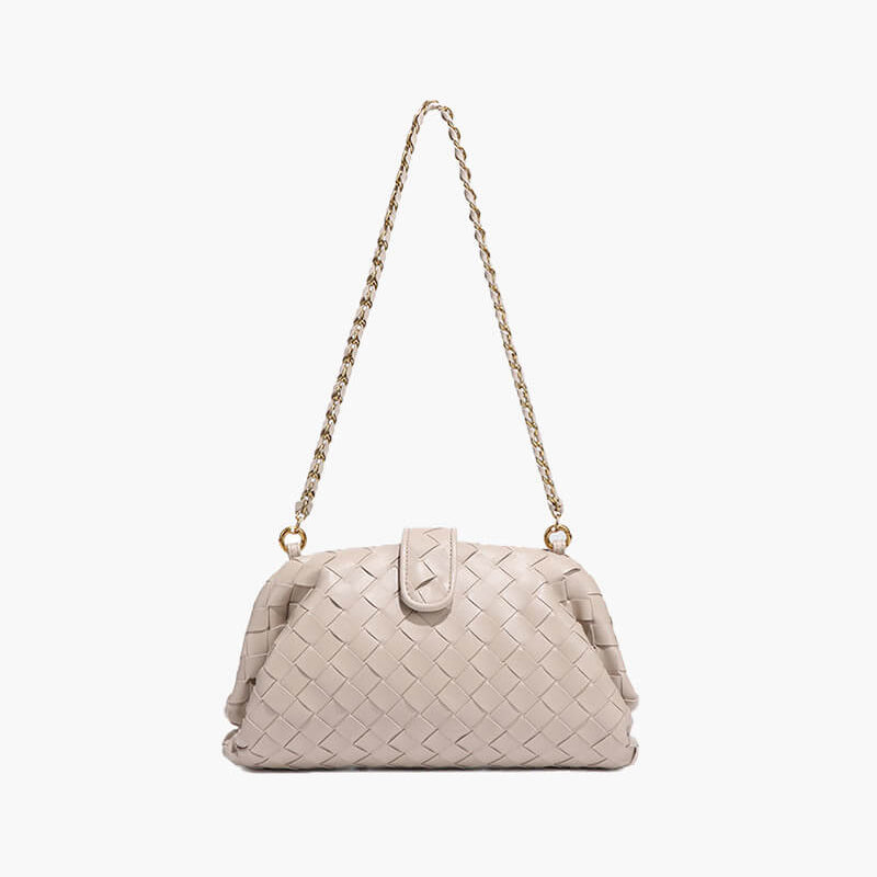 Tessa woven clutch