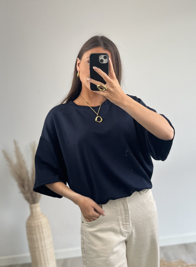 T-shirt pofeffect marine