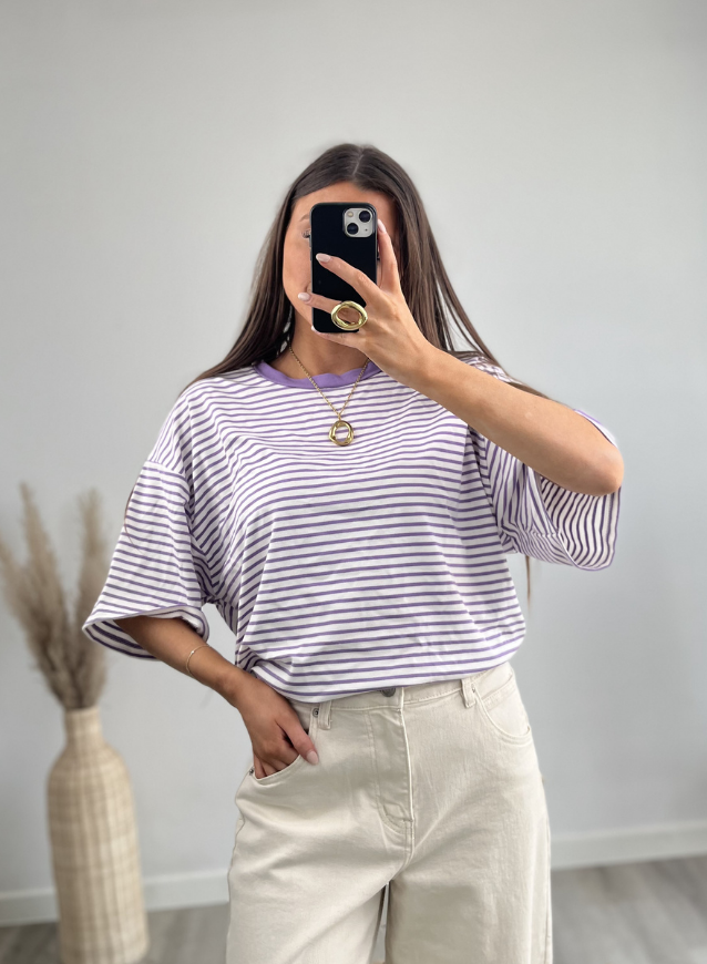 Striped shirt Lila