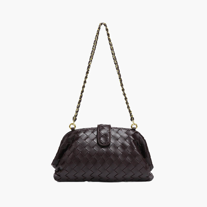 Tessa woven clutch
